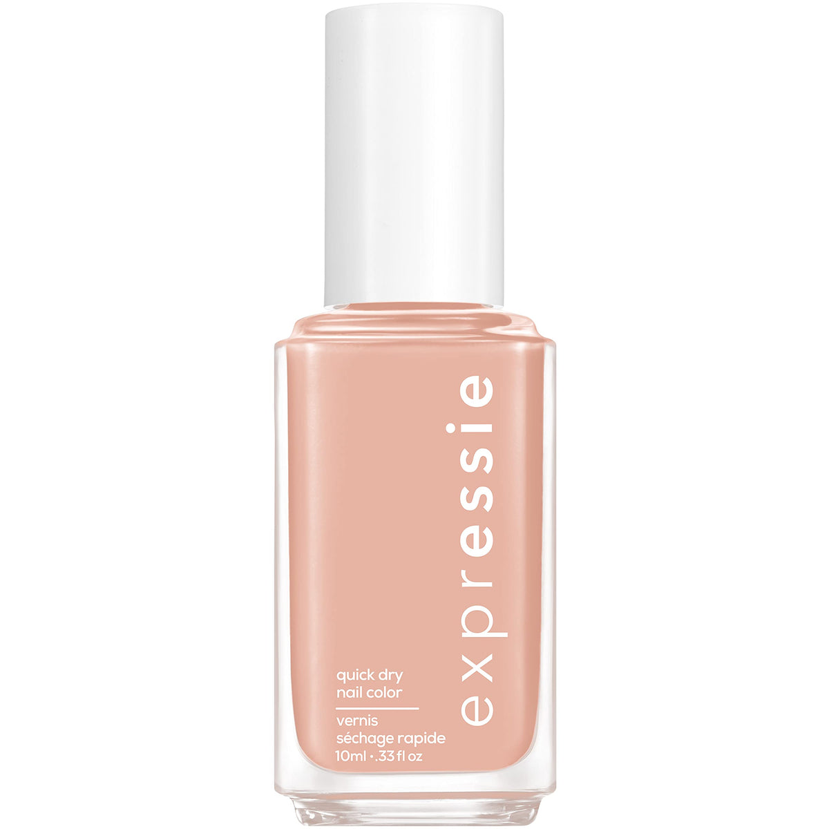 Vernis essie Expressie Buns Up, séchage rapide et couleur beige crème.