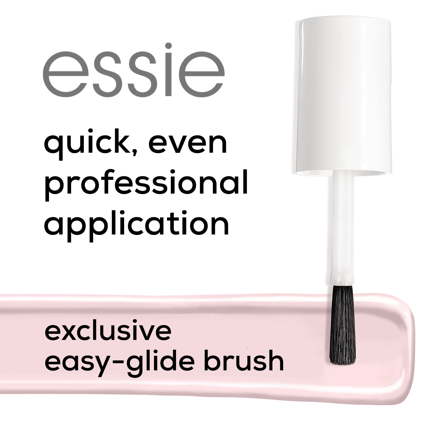 Essie formule vegan et 8-free pour une utilisation sans compromis.