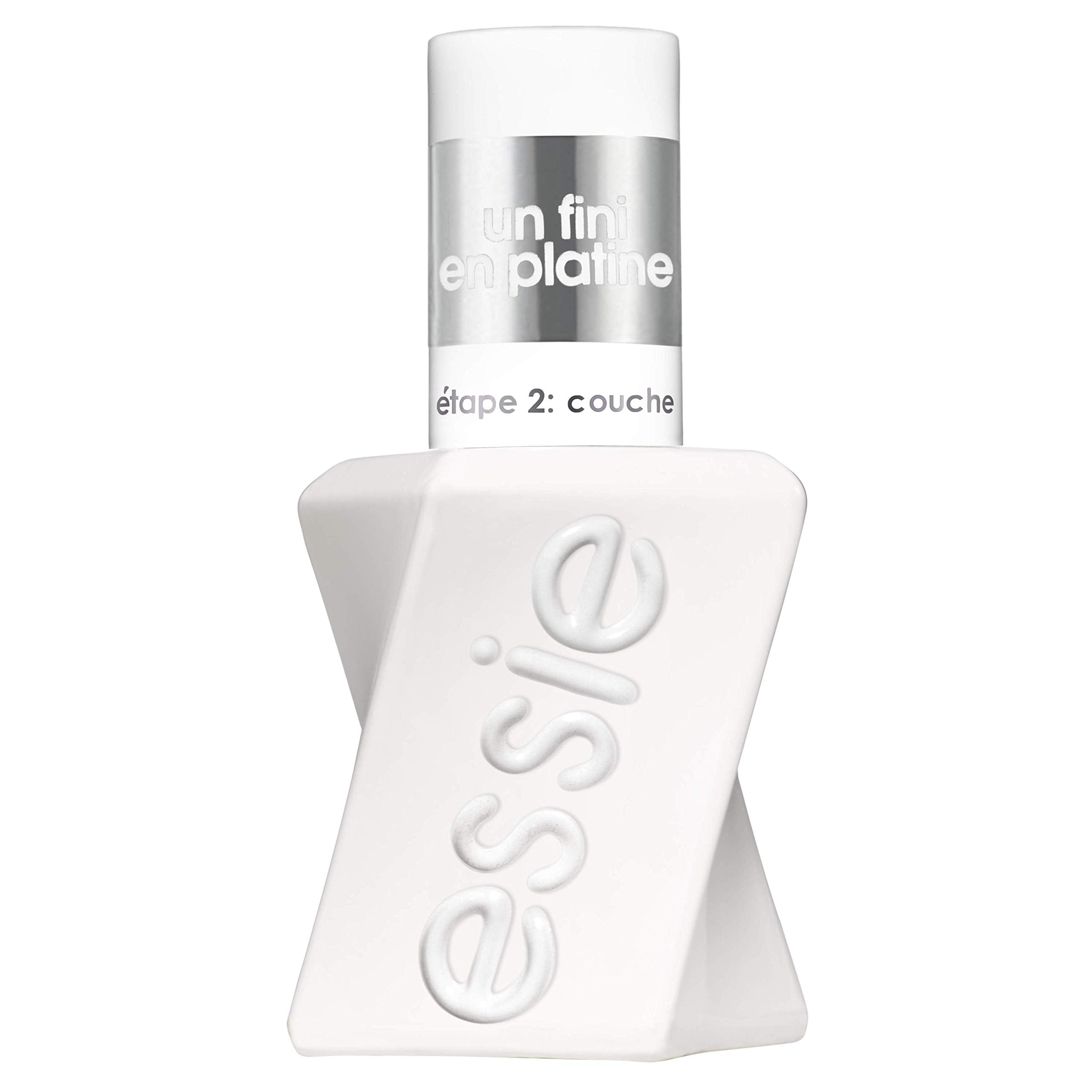 Essie Gel Couture: vue d’ensemble de la bouteille couleur prête à choisir votre teinte.