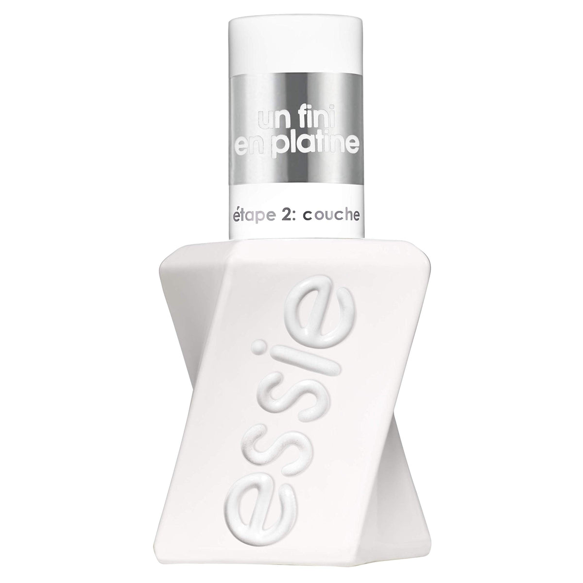 Essie Gel Couture: vue d’ensemble de la bouteille couleur prête à choisir votre teinte.