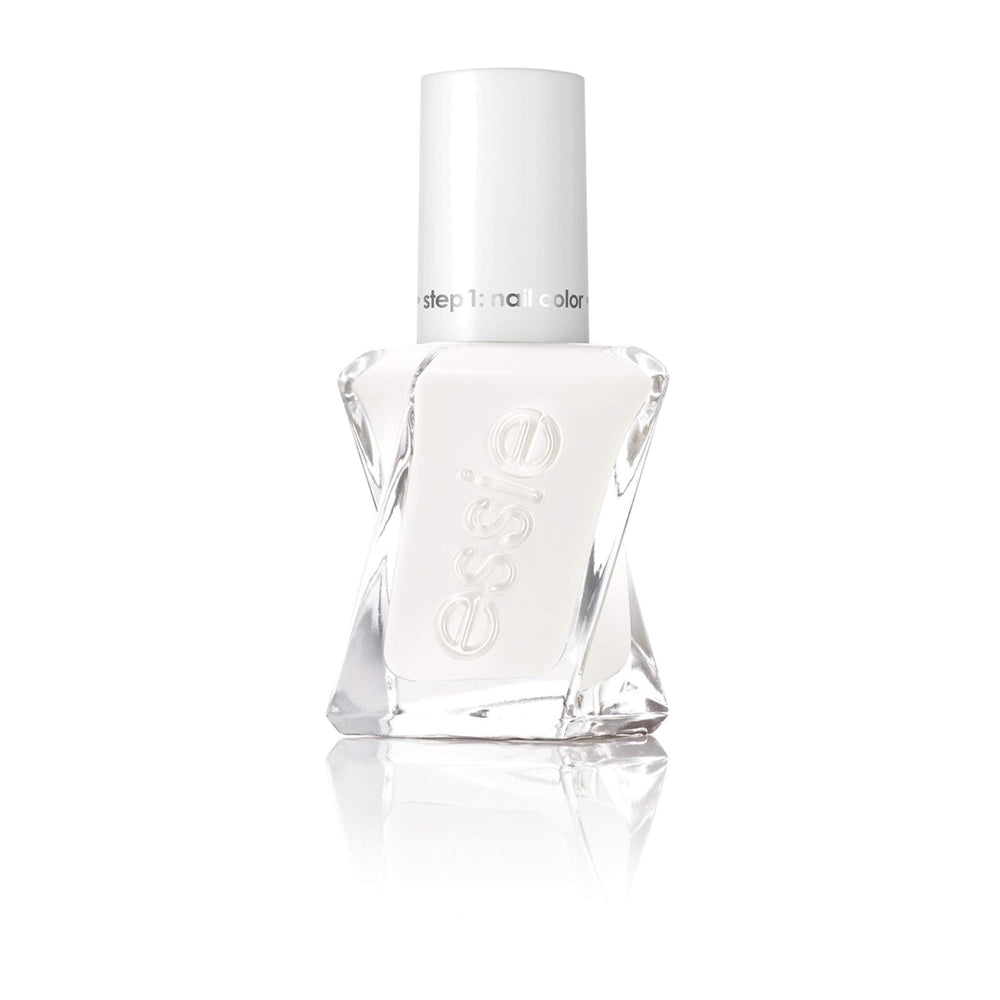 Essie Gel Couture: bouteille-effet-gel-brillance pour une manucure durable sans lampe UV.
