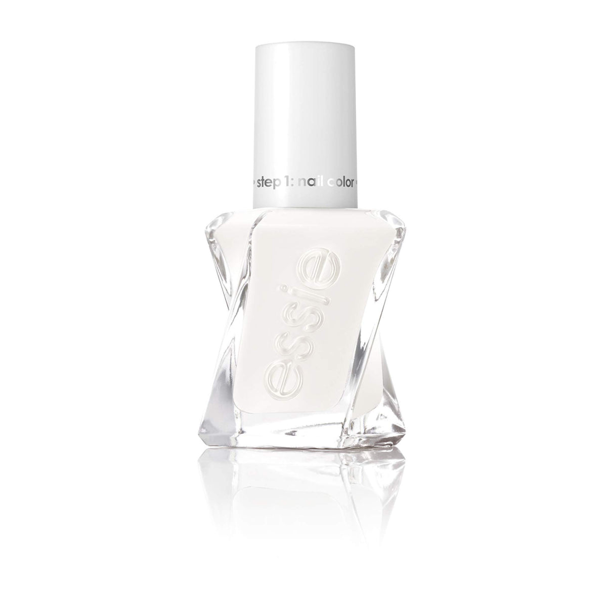 Essie Gel Couture: bouteille-effet-gel-brillance pour une manucure durable sans lampe UV.