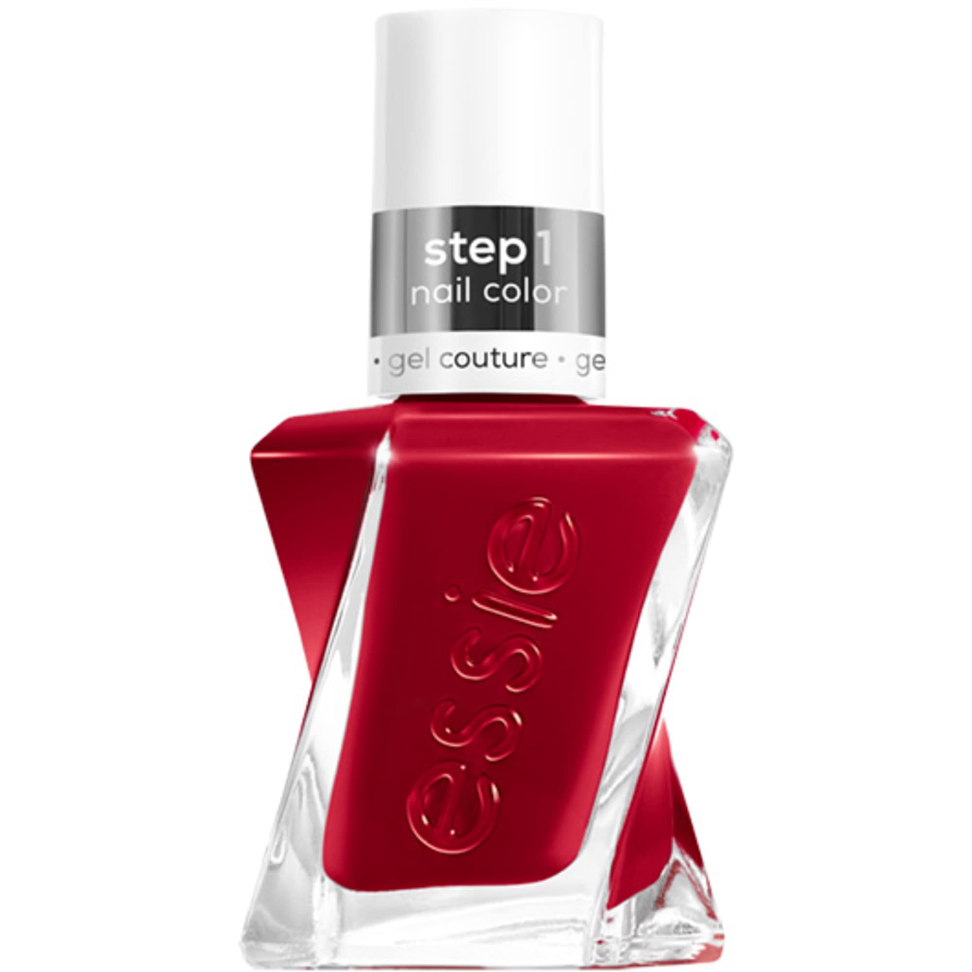 Essie Gel Couture: bouteille rouge Bourgogne pour une couleur durable sans lampe UV