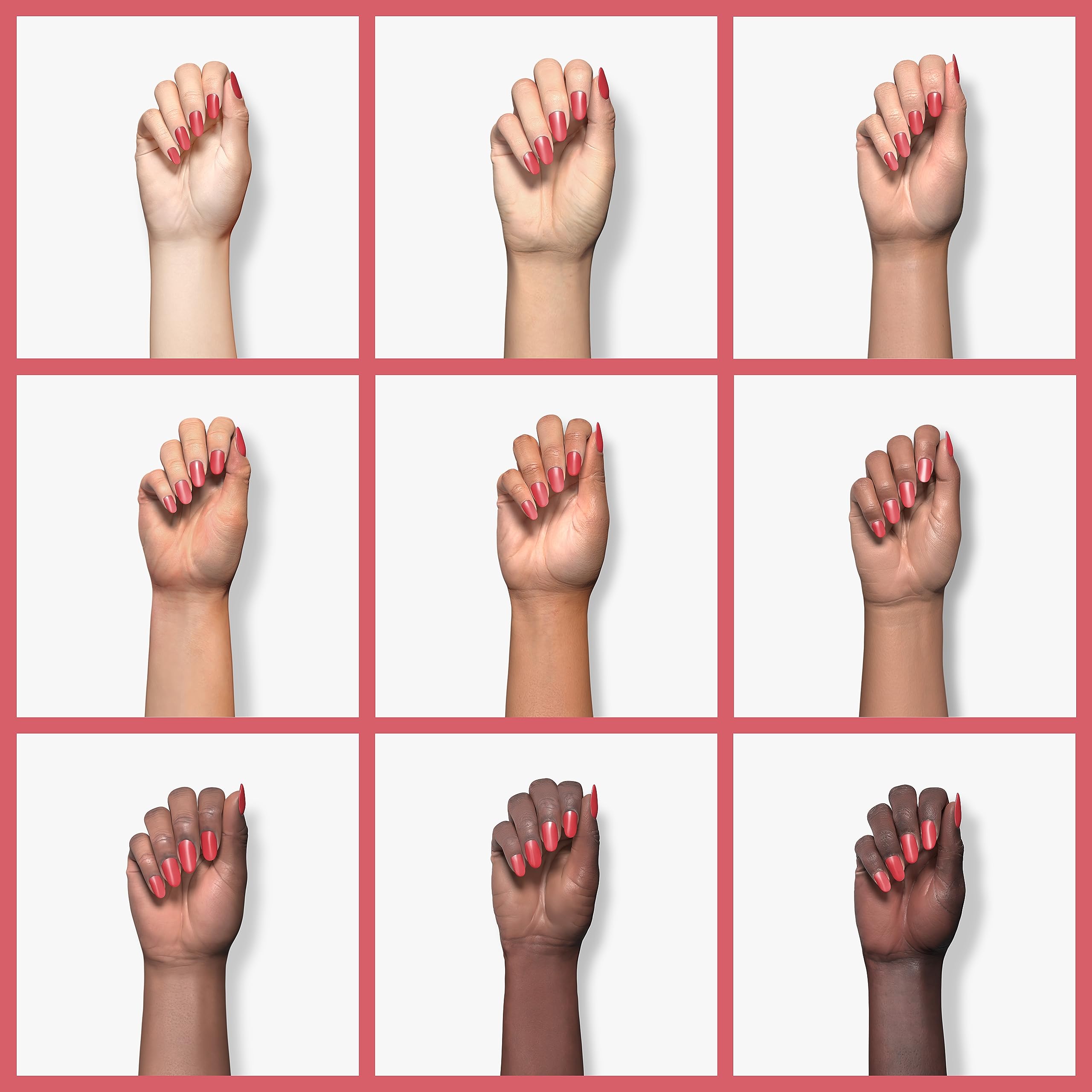 Application fluide avec la brosse incurvée, couleur nette et durable au quotidien.
