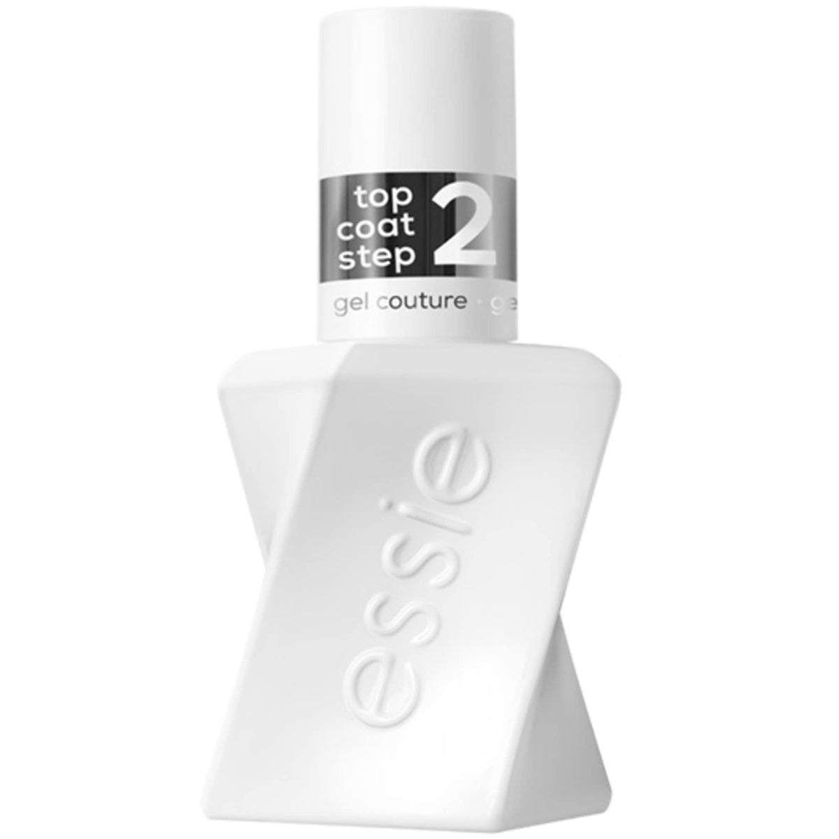 Essie Gel Couture, couche supérieure rapide, brillance durable pour vos ongles.