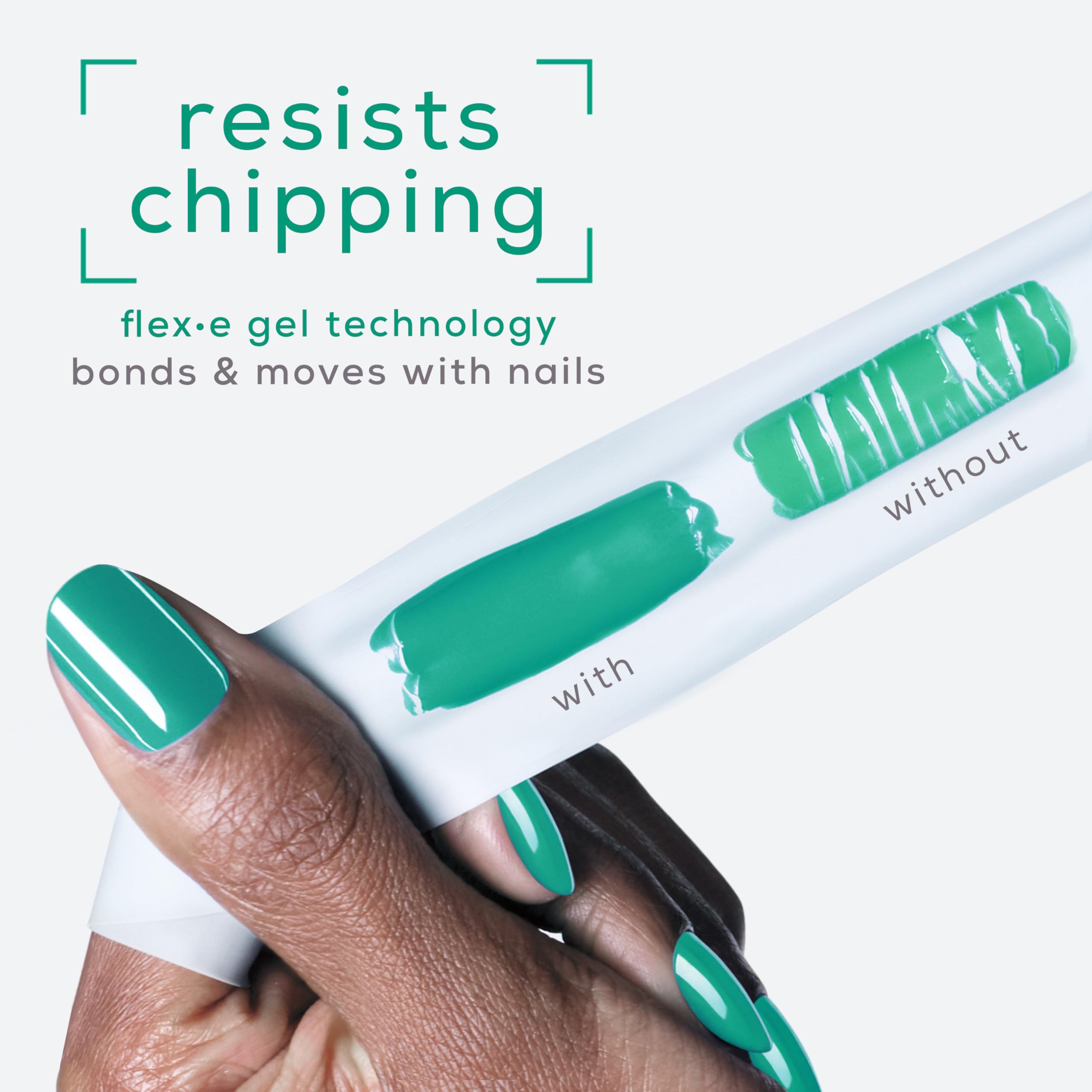Échantillon de couleur Dopamine Rush appliqué sur ongles
