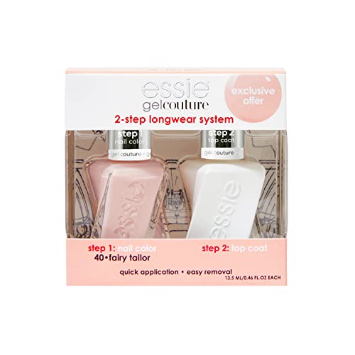 Essie Gel Couture couche supérieure brillante pour fini gel sans lampe UV.