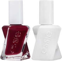 Essie Gel Couture Gala-Vanting, couleur longue tenue et éclat.