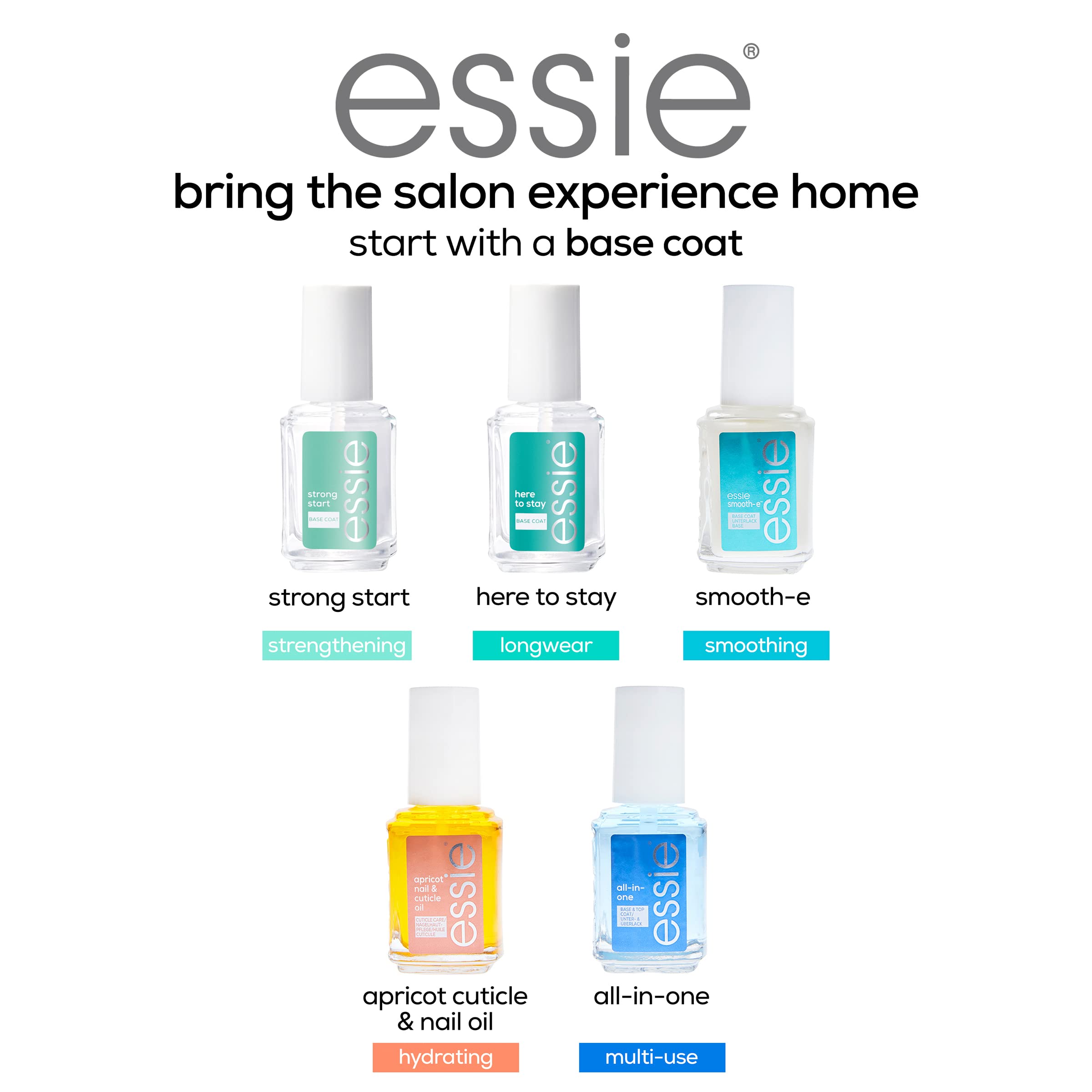 essie good-to-go top coat – formule végane respectant les ongles.