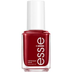 Vernis Essie Odd Squad rouge crème pour une couleur riche et durable.