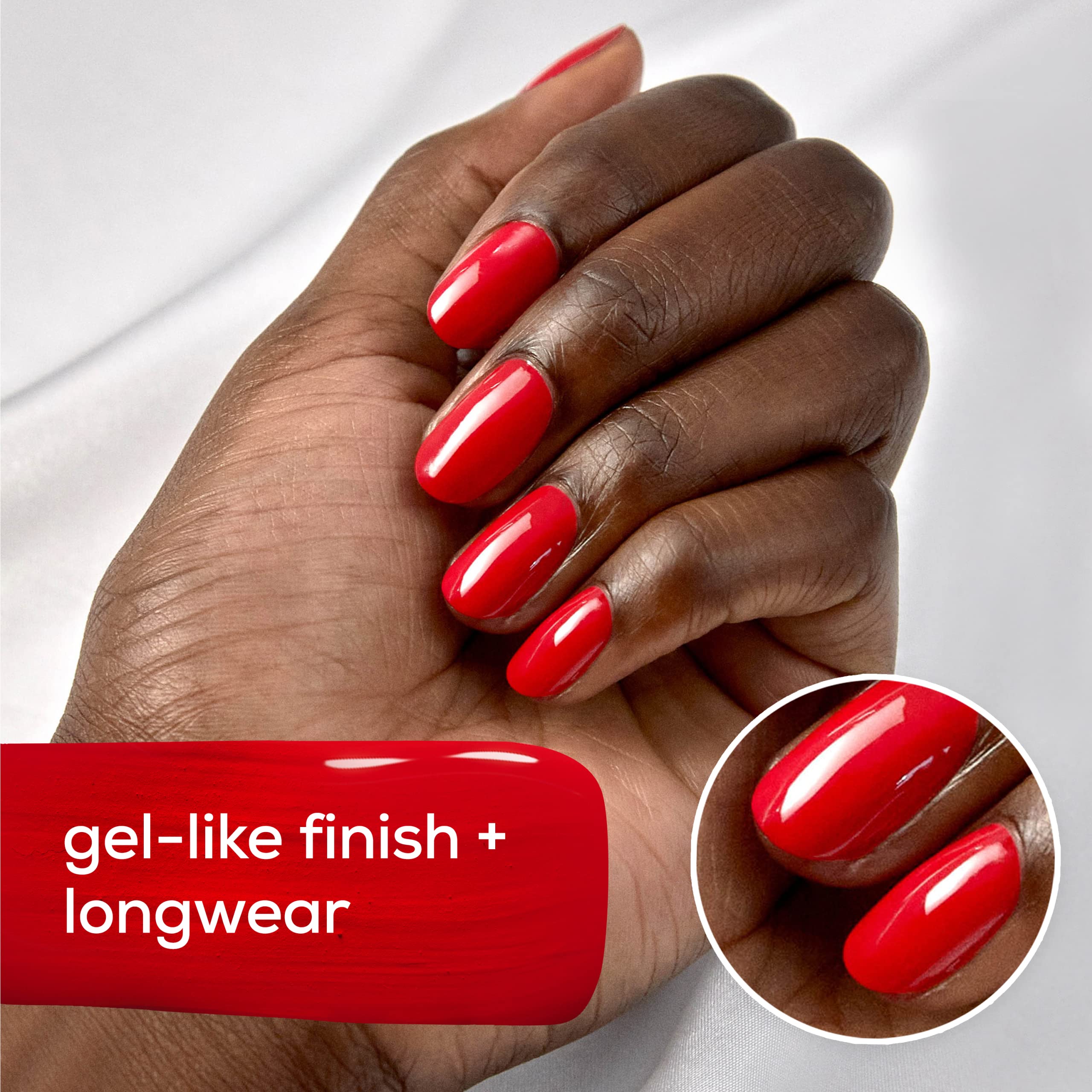 removal-friendly finish image showing easy removal with regular polish remover