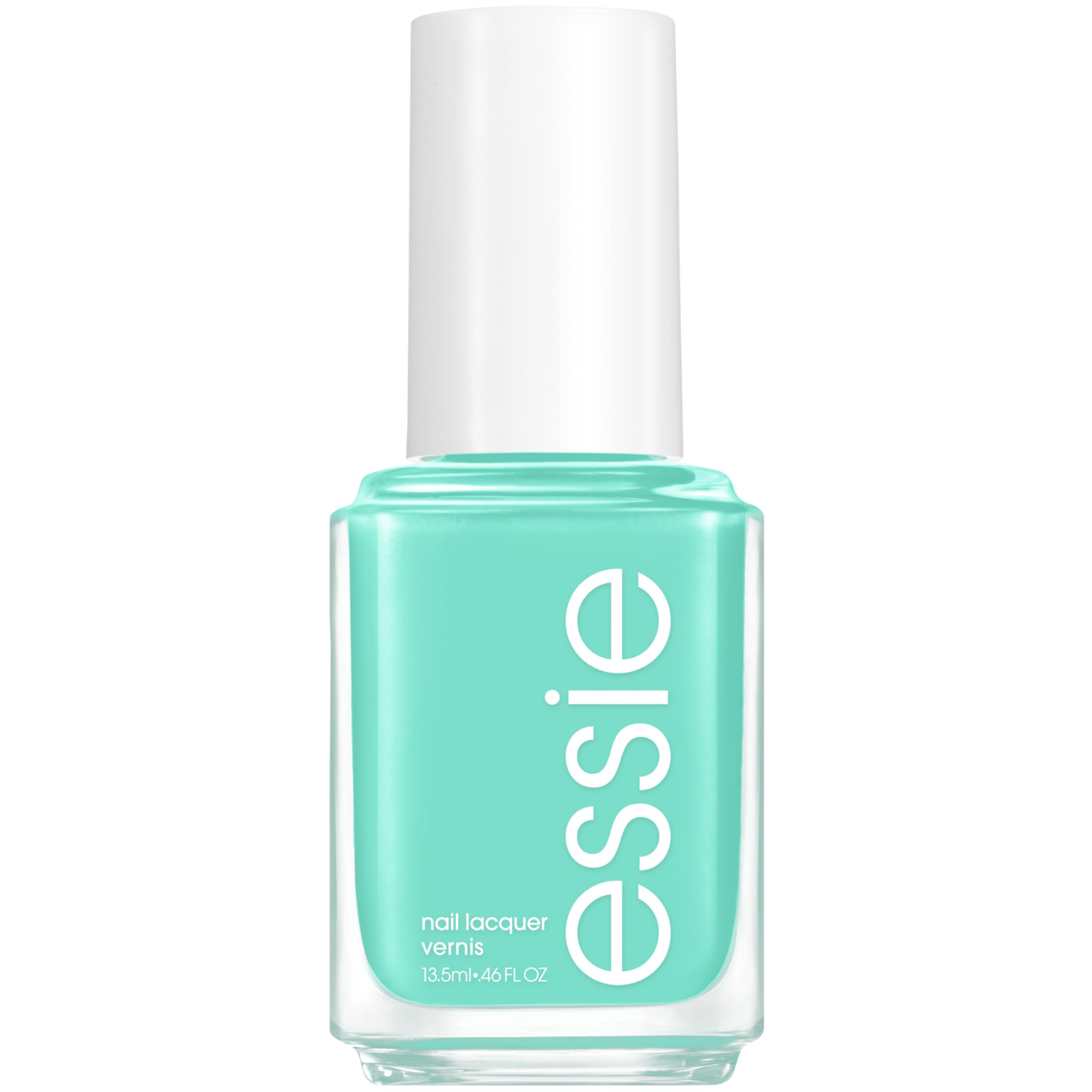 Vernis Riviera Rush d essie en bleu turquoise avec brillance prête à une manucure chic