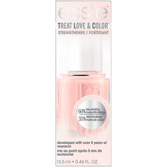 Essie Treat Love & Color – bouteille rose poudrée, couleur flatteuse et application facile.