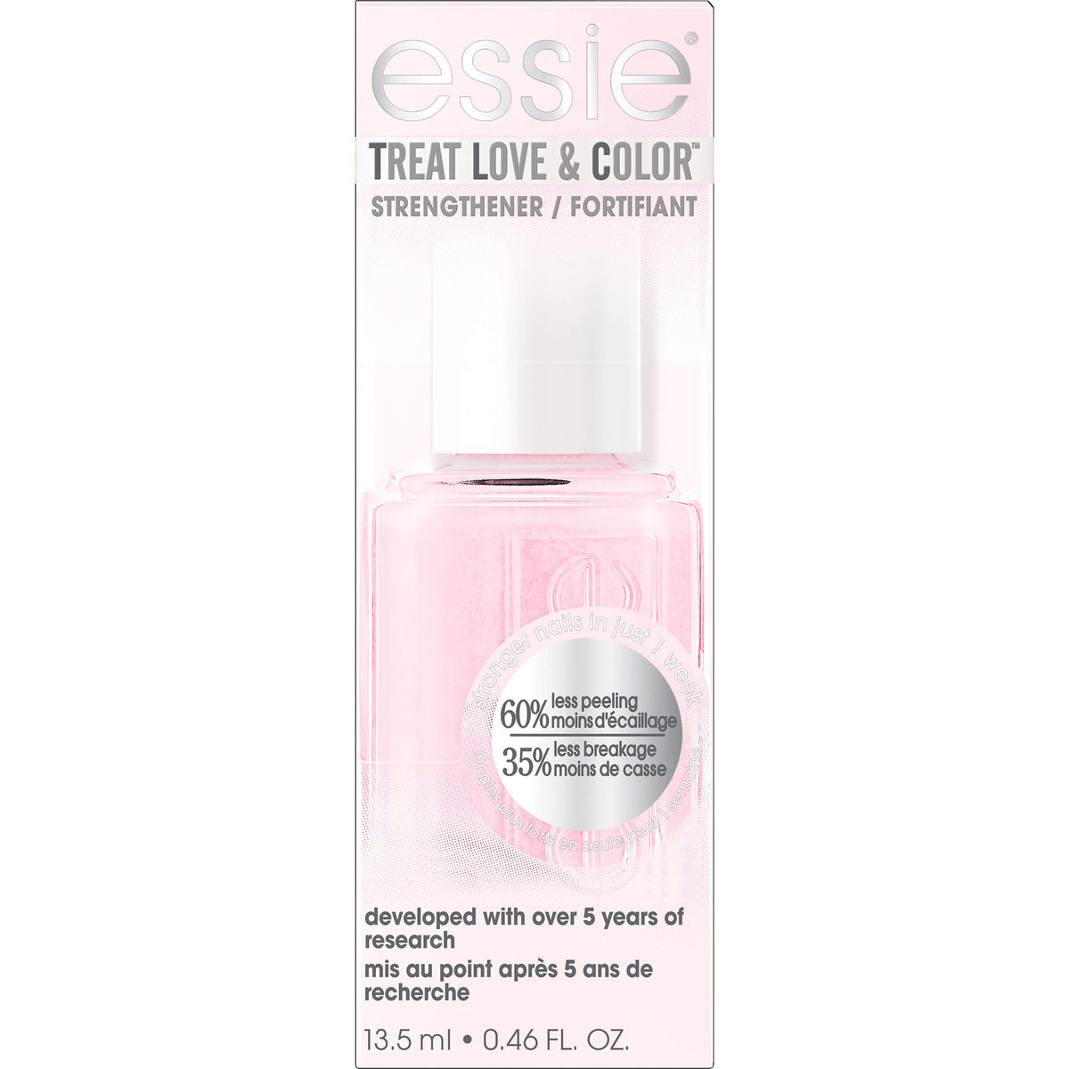 Vernis essie TLC Soul Happy dans un flacon, couleur éclatante et soin des ongles.