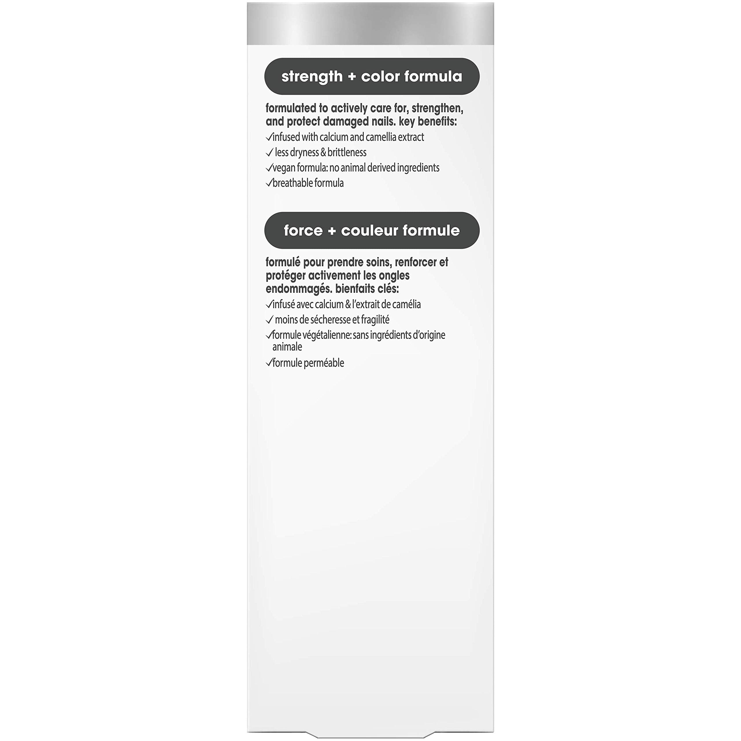 Ongles renforcés essie Treat Love et Couleur après plusieurs applications régulières.