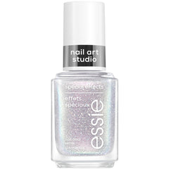 Vernis essie Nail Art Studio, bouteille en vedette avec effet perle violet pour un look lumineux.