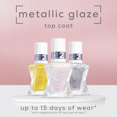 Top coat chrome lumineux sur couleur, effet métallique durable.