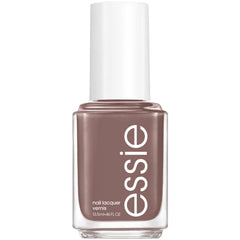 Vernis essie Crochet Away gris-brun crème, rendu élégant et durable.