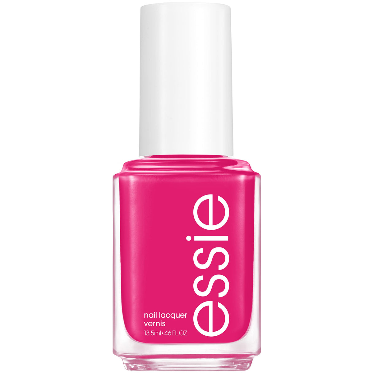 Vernis essie Pencil Me In, magenta crème, brillance éclatante pour votre manucure.