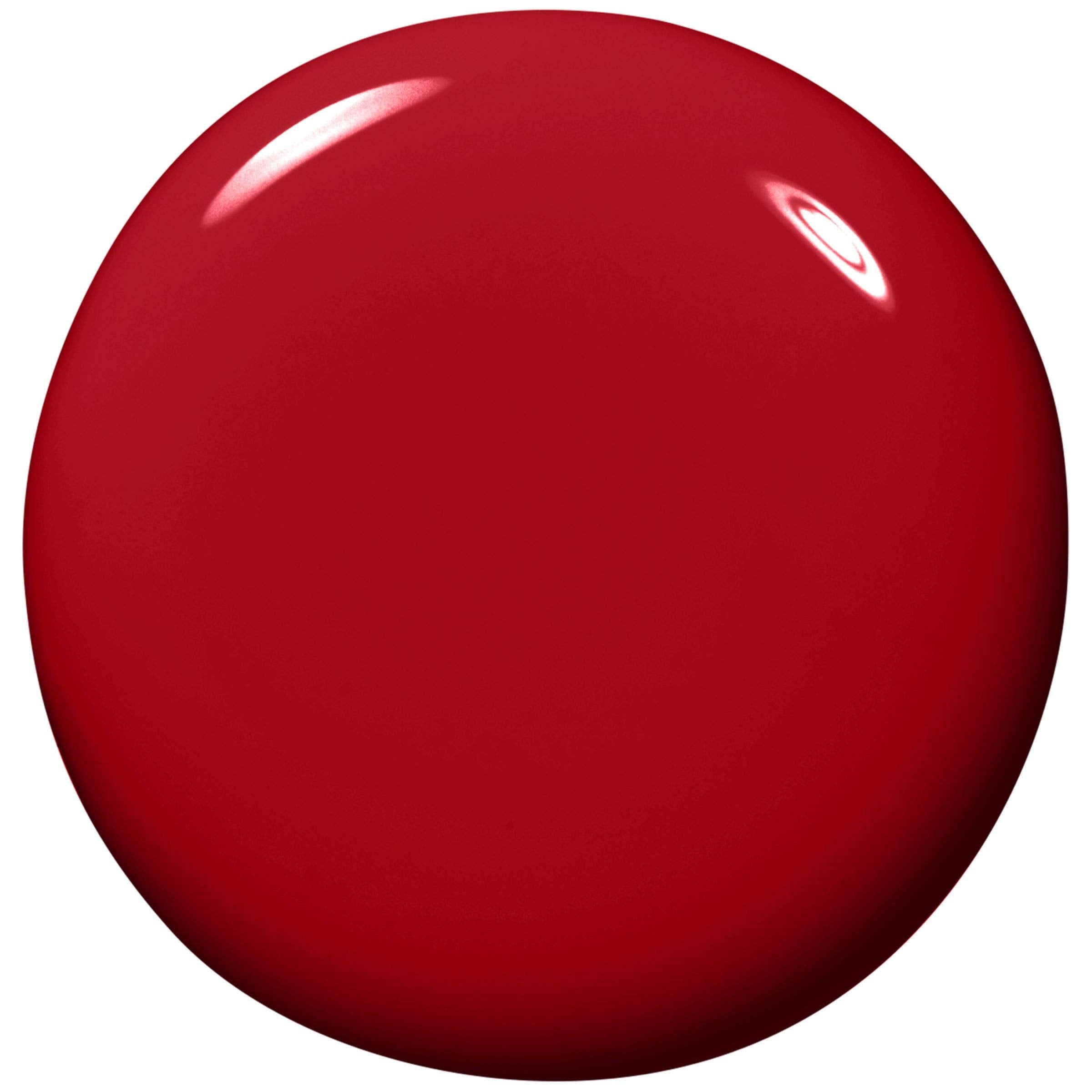 Vernis Essie teinte bas résilles – rouge crème intense.