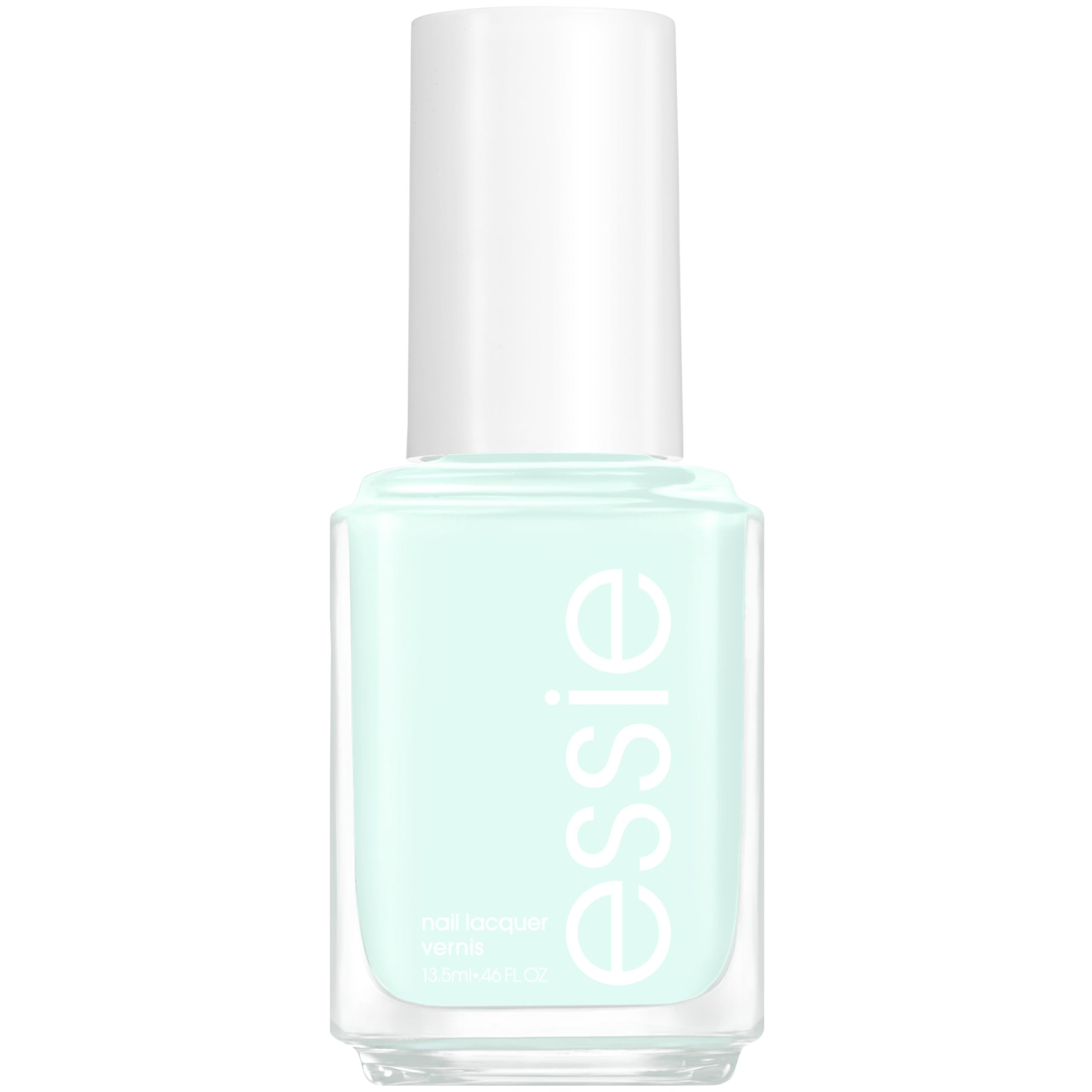 Vernis Essie First Kiss Bliss vert menthe en flacon, couleur creme lumineuse et durable.
