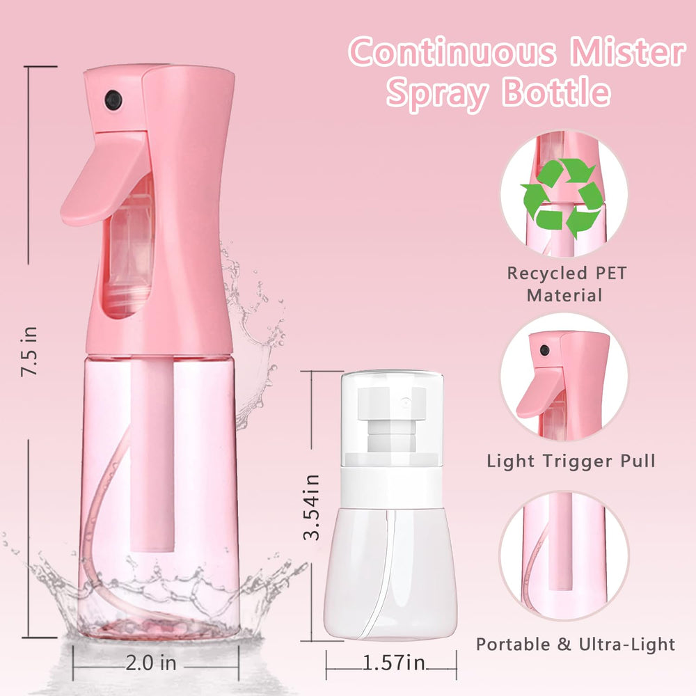 Bouteille de voyage ESSKAM 30 ml rose, pratique en déplacement.