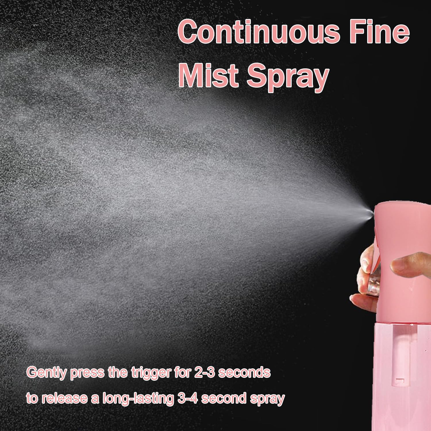Micro-buse ESSKAM 0-22 mm rose pour une brume fine et contrôlée.
