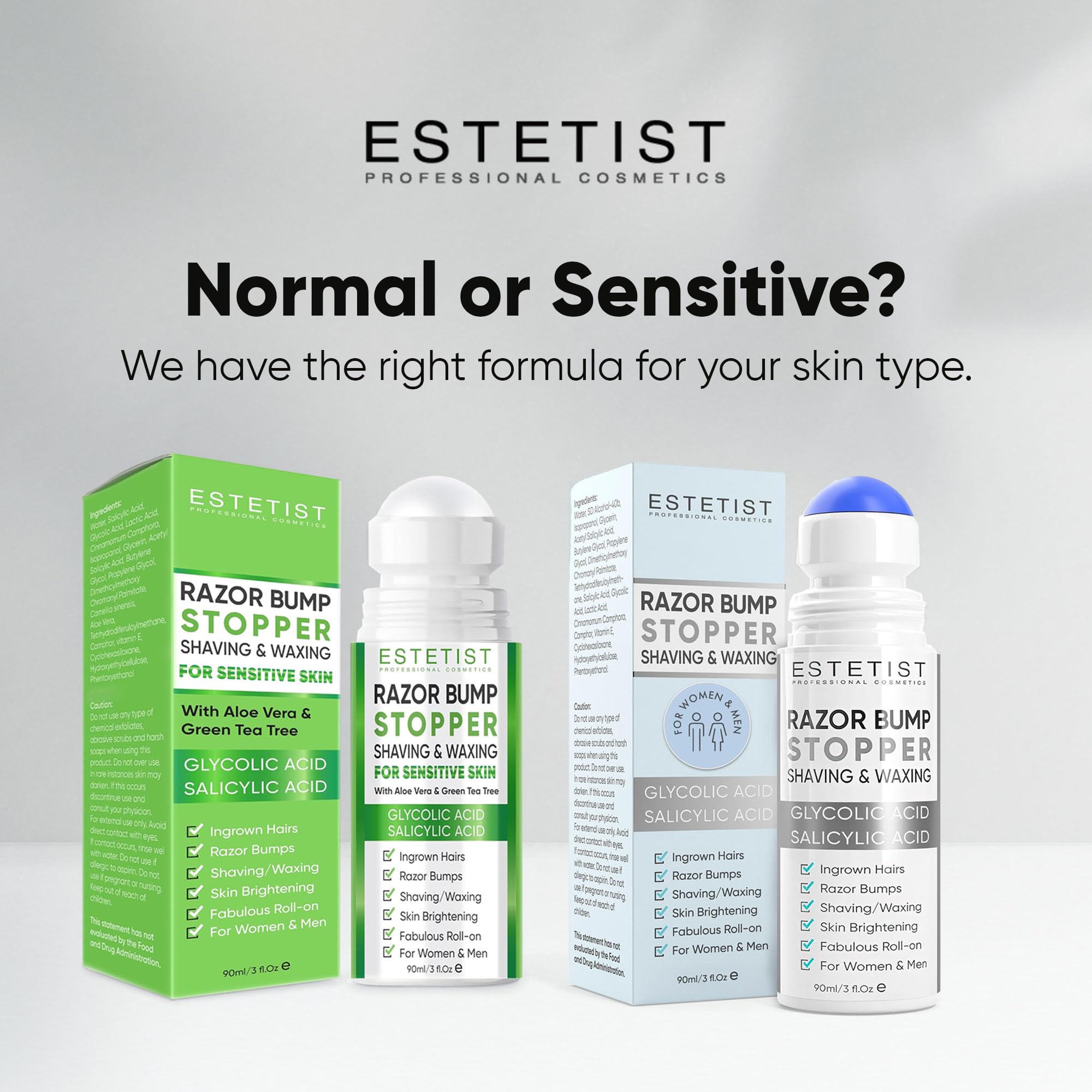 ESTETIST Usage quotidien rasage, soin pratique et rapide