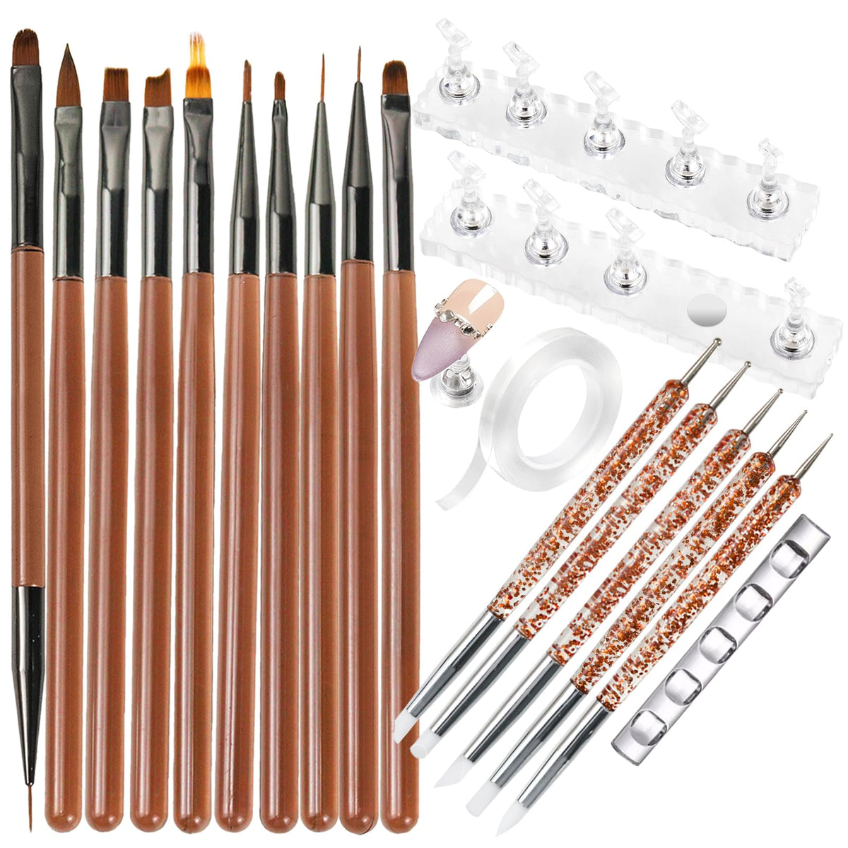 ESUOHYM ensemble-outils-art-ongles pour des détails précis sur vos ongles.