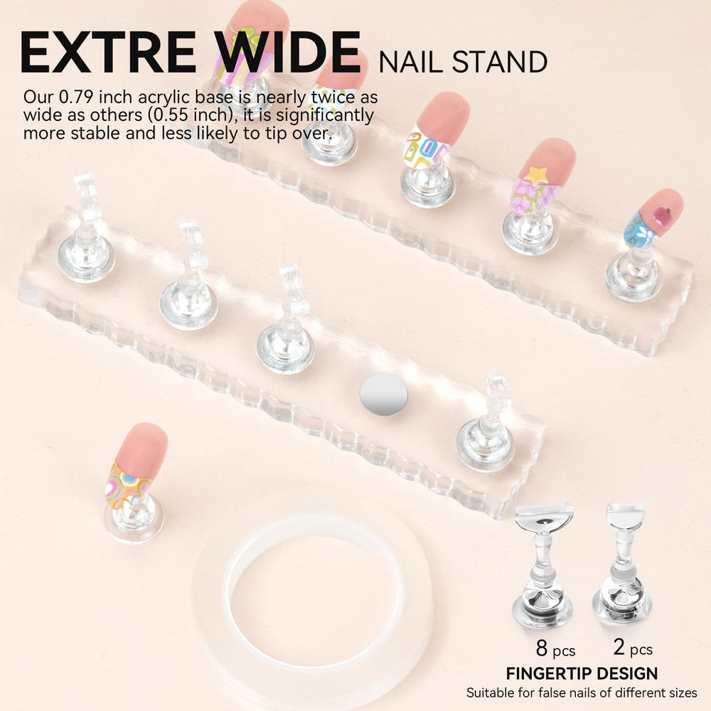 ESUOHYM pinceaux art-ongles ambre offrent une application lisse et contrôlée.