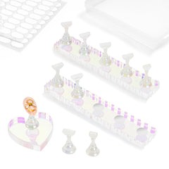 ESUOHYM support ongles acrylique magnétique aurora pour un rendu pro.