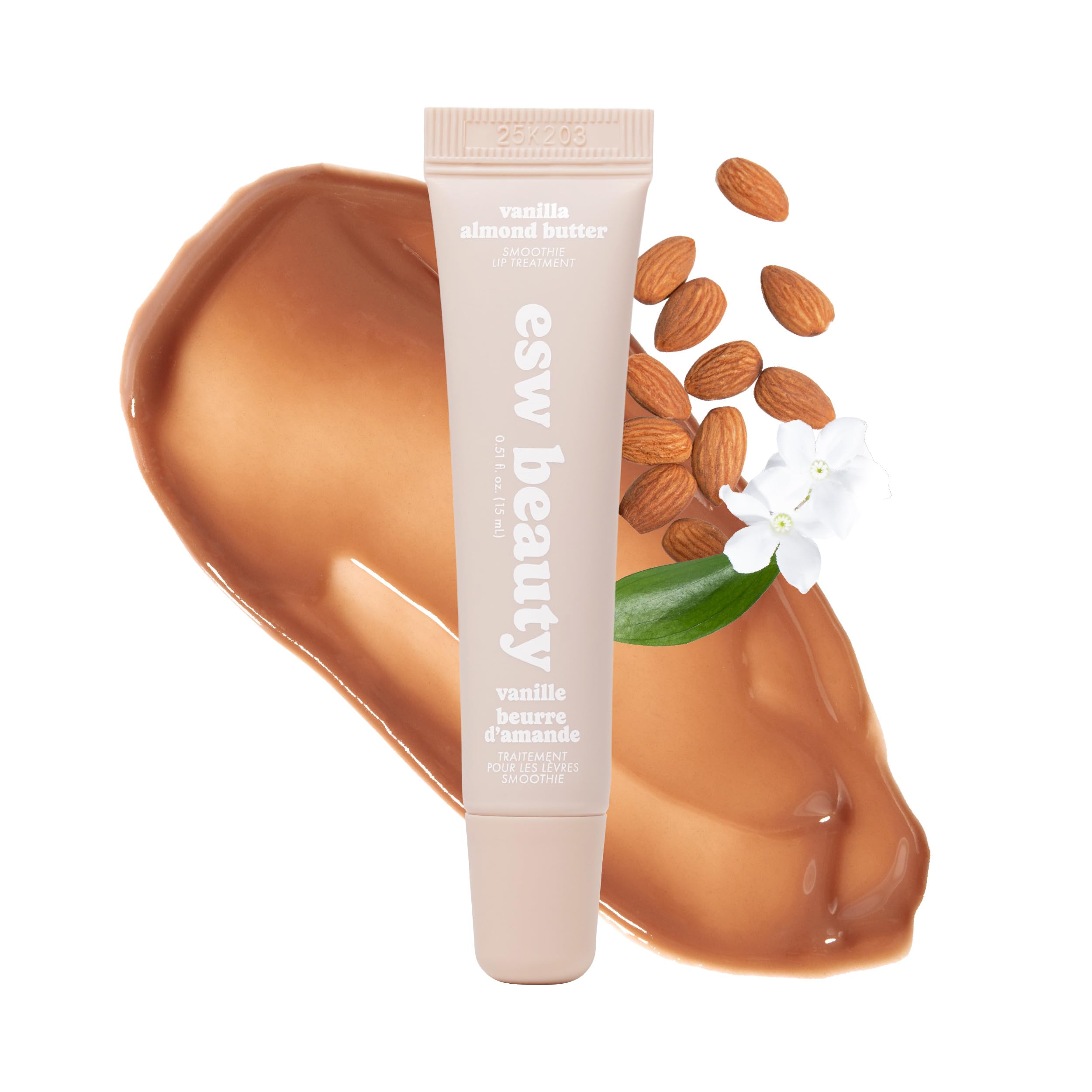 ESW Beauty baume lèvres vanille-amande emballage élégant et soin quotidien