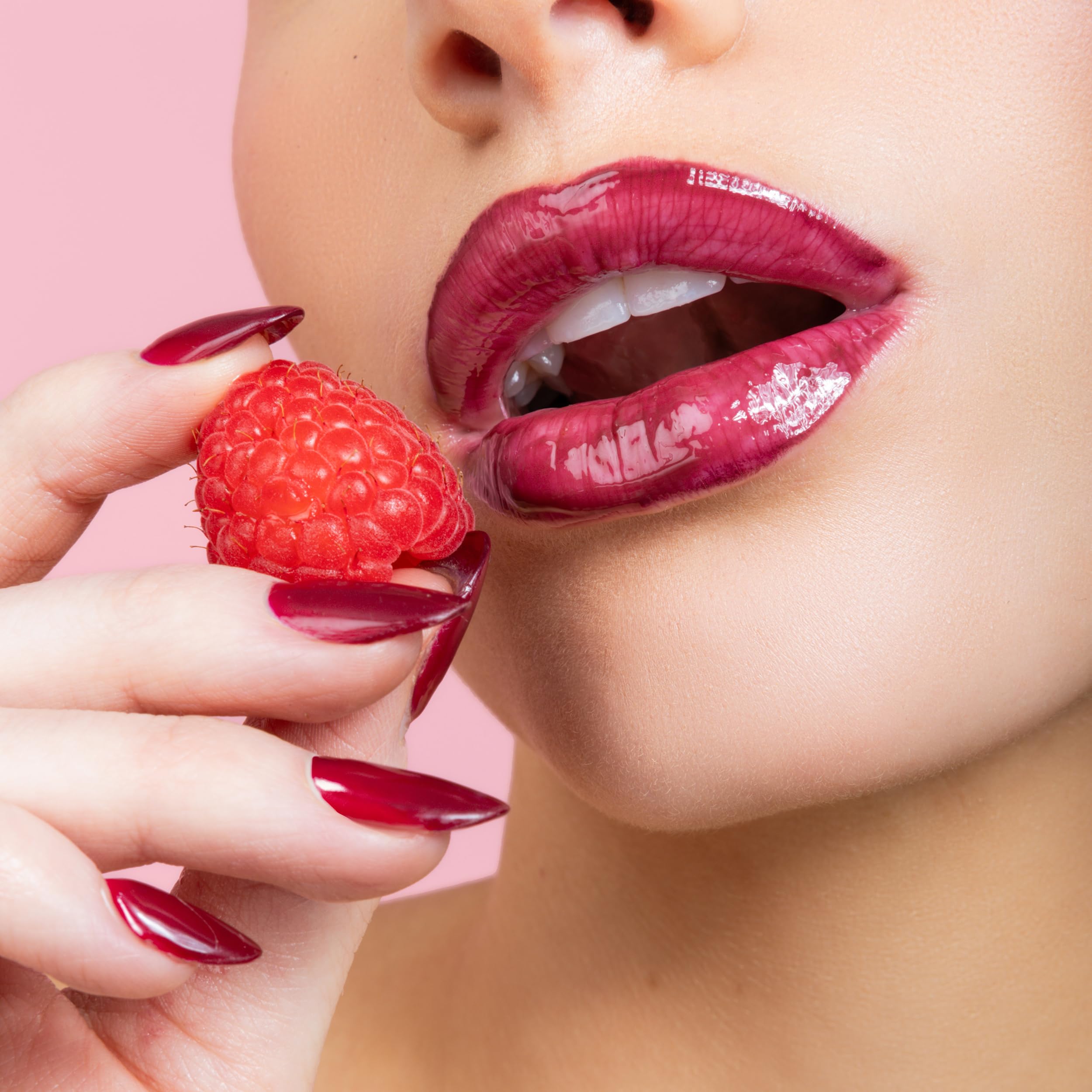 ESW Beauty extraits framboise-acai, application quotidienne pour lèvres douces