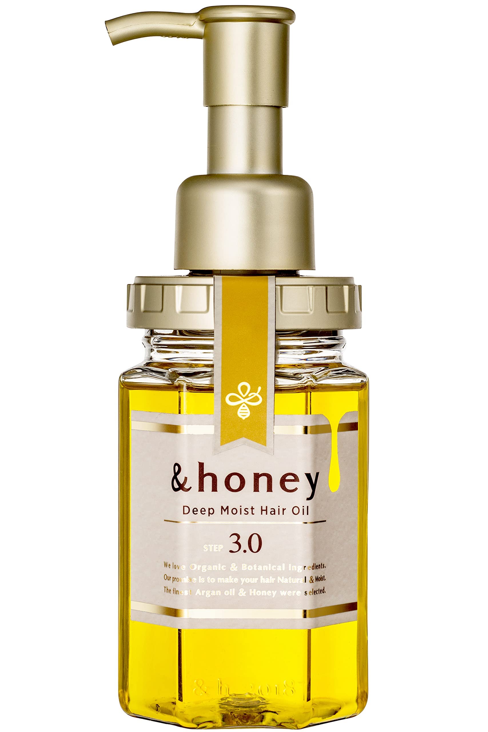 &honey huile capillaire hydratante, flacon 100 ml, nourrit les longueurs.