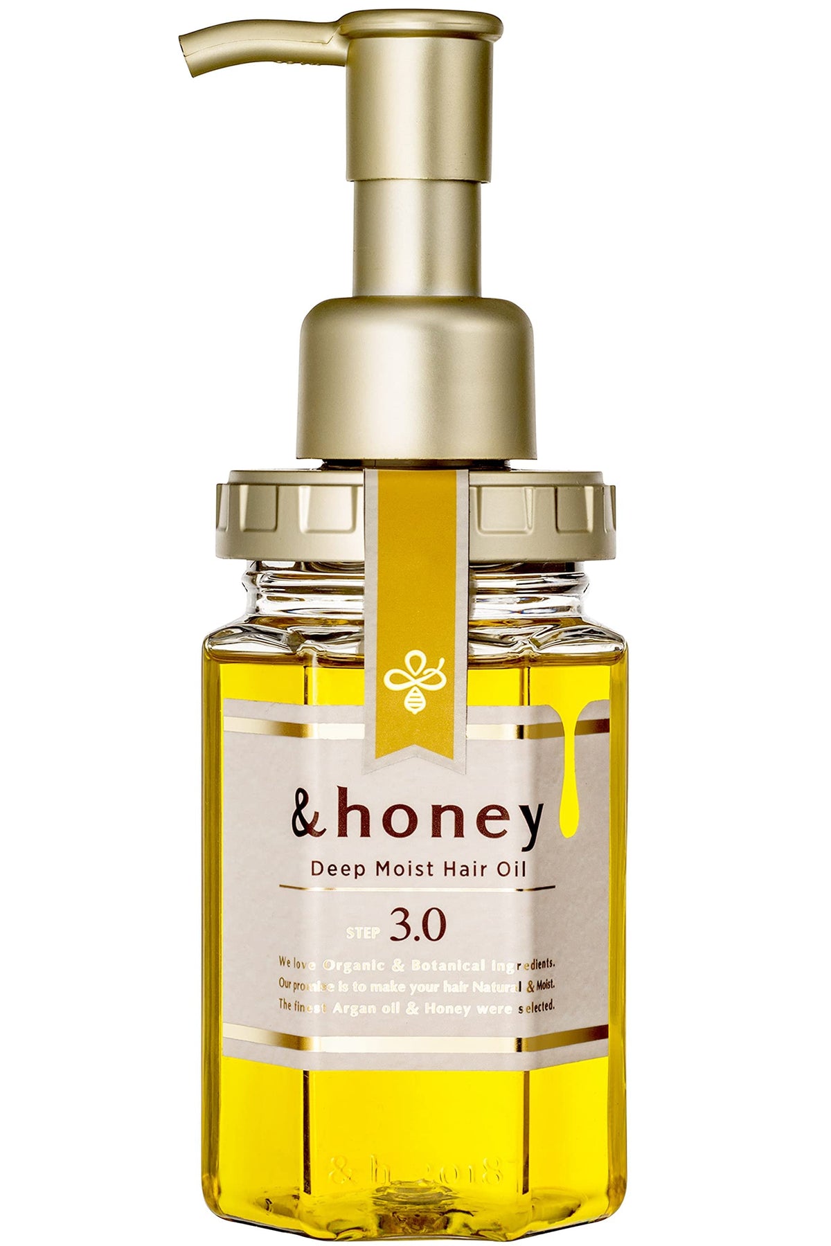 &honey huile capillaire hydratante, flacon 100 ml, nourrit les longueurs.