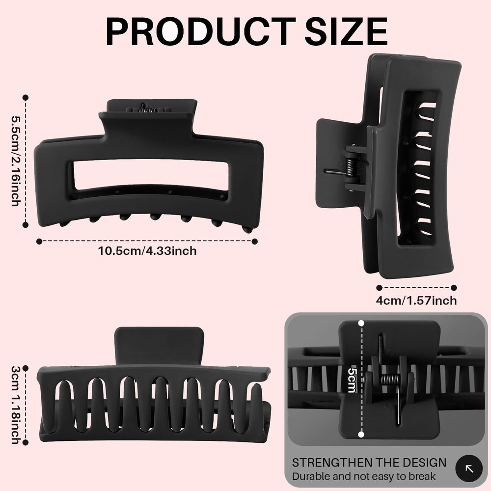 Pinces cheveux nuage noir classique ETANEAR maintien discret et efficace