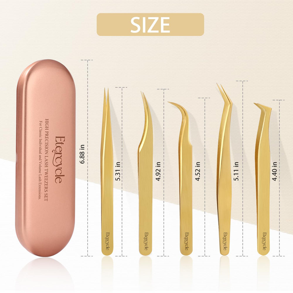 Etercycle pinces à cils haute précision – volume 90° pour un volume précis.