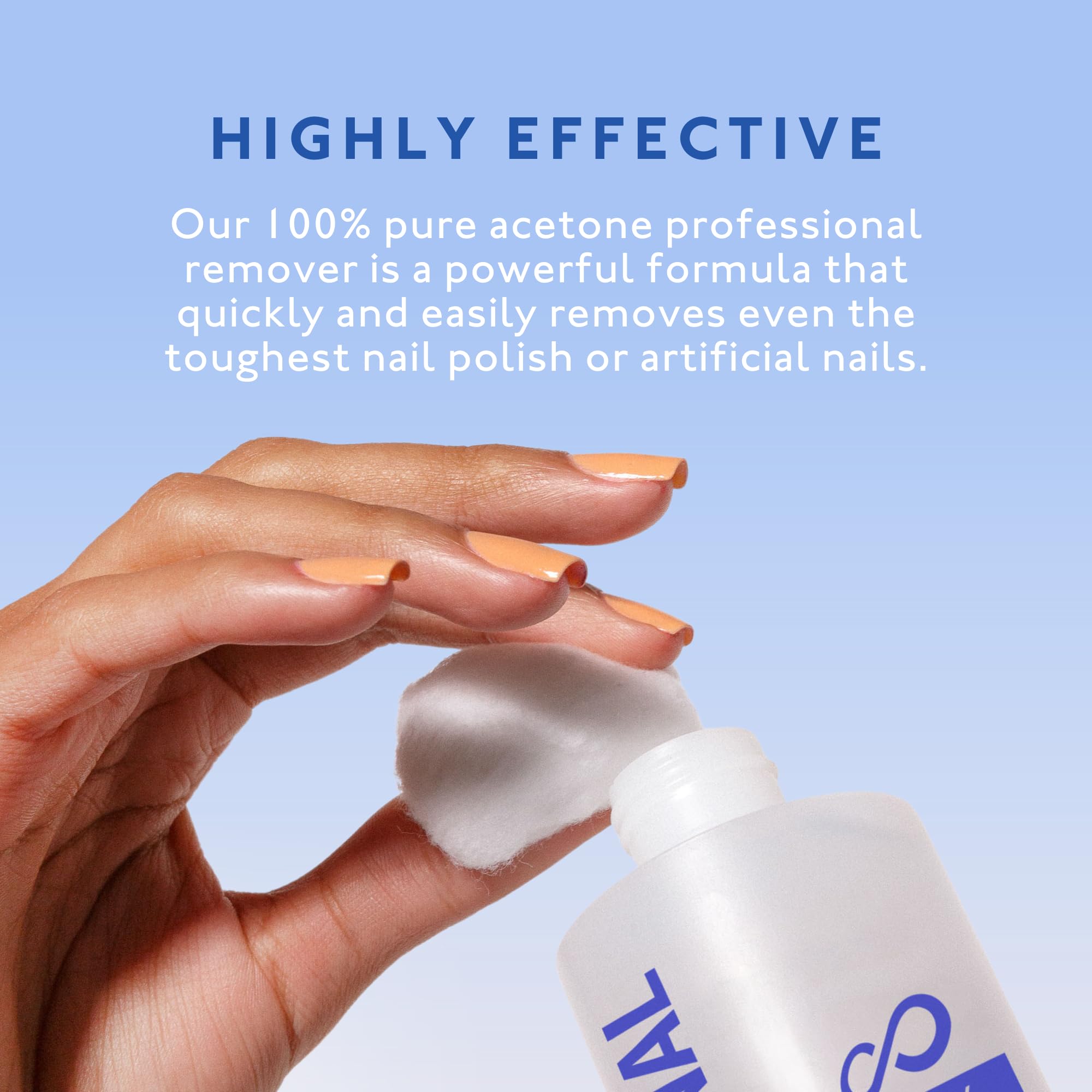 Eternal Acétone Pure: emballage pratique en 8 oz ou 16 oz