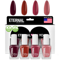 Vernis Eternal ROCK ET ROSE dans sa boîte prête à l’emploi.