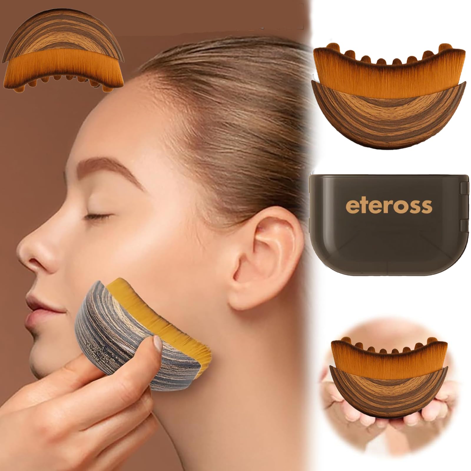 Brosse LymphLift eteross, brins doux: glisse douce et sécurité pour peau sensible.
