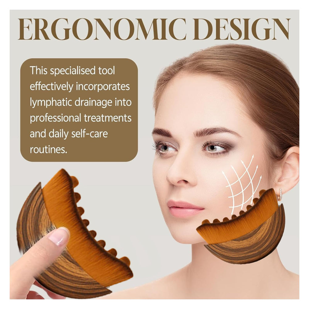Brosse LymphLift eteross, soin domicile: douceur et utilisation quotidienne pour le visage.