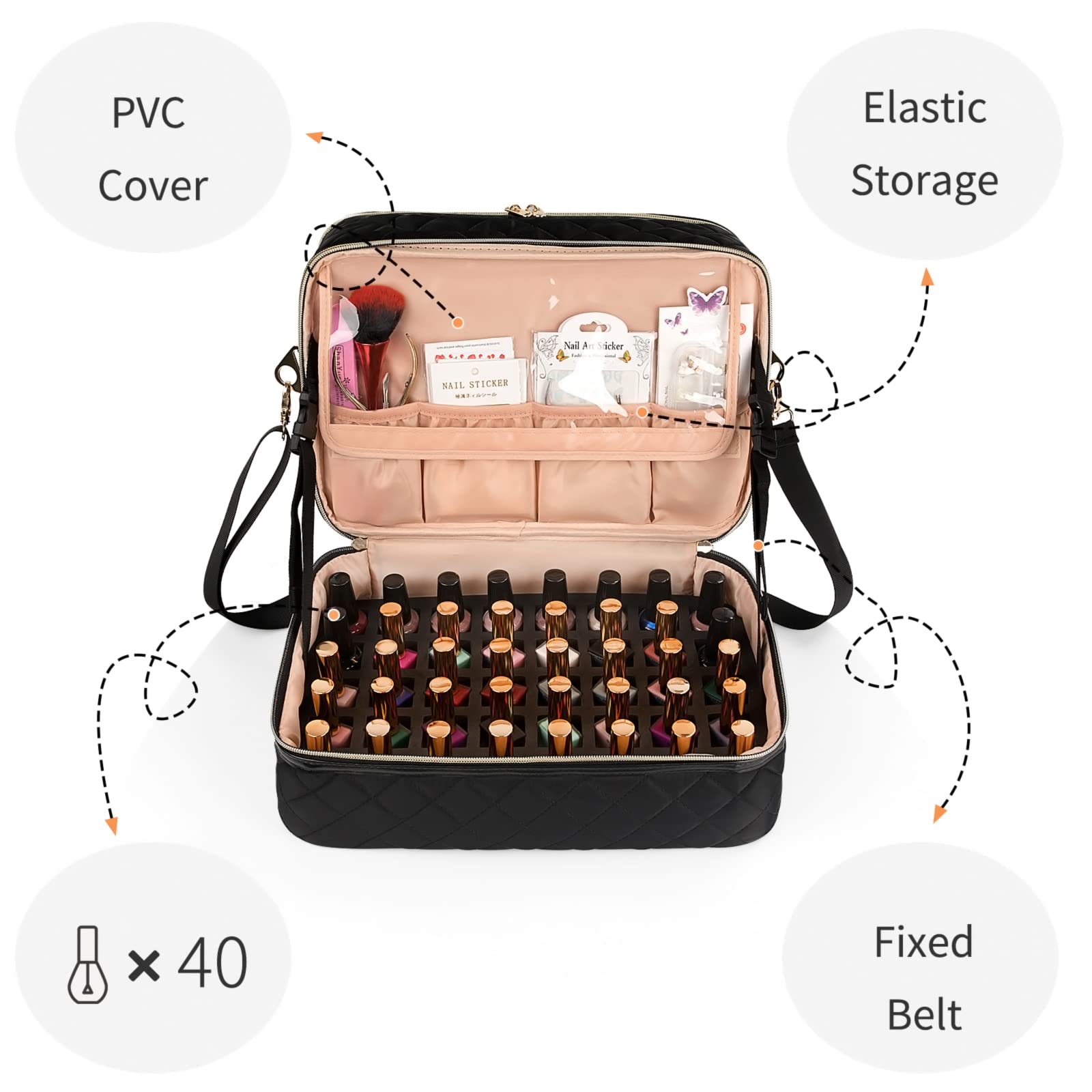 Rangement inférieur Ethereal pour 40+ bouteilles et outils.