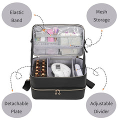 Ethereal organisateur-vernis compartiment inférieur: espace pour 30+ vernis et accessoires