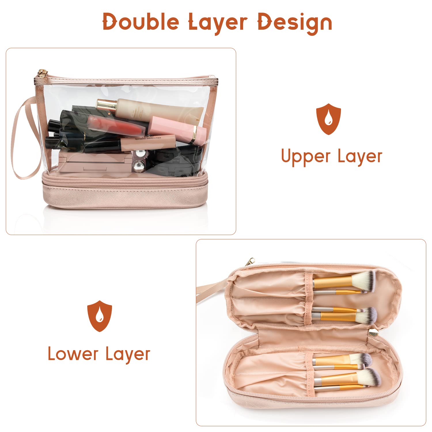 Ethereal sac-maquillage-portable-voyage : idéal pour les déplacements grâce à sa taille pratique.