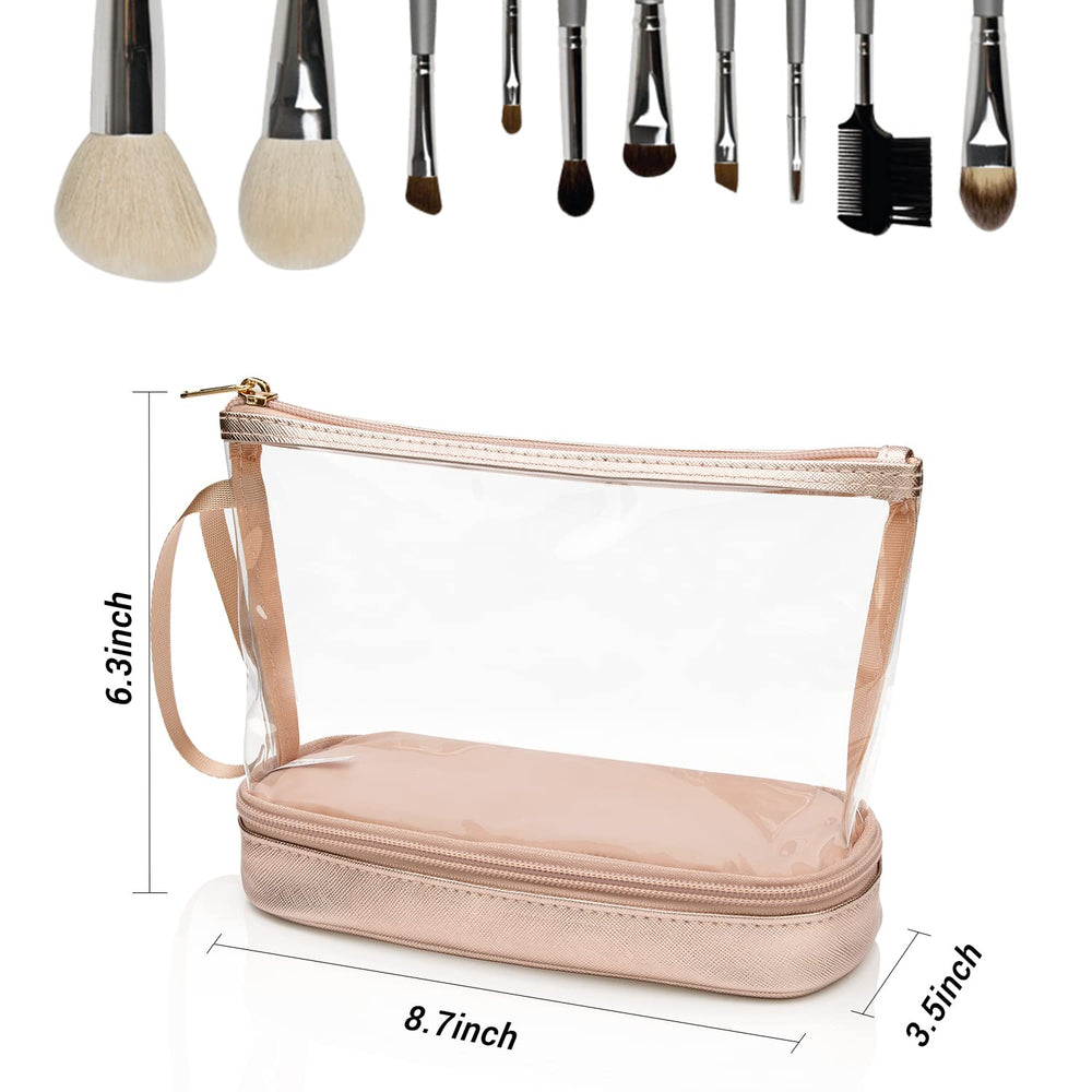 Ethereal sac-maquillage-silhouette-compacte : design clair et élégant, idéal en sac à main.