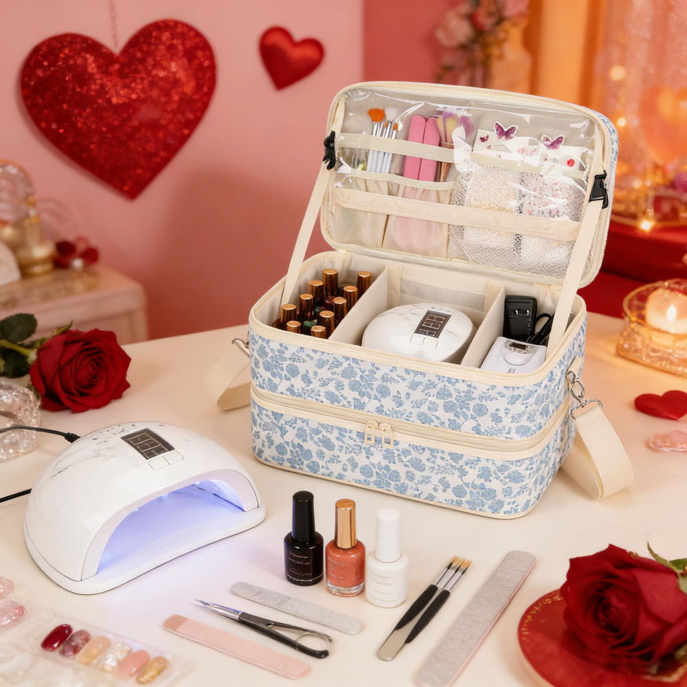 Ethereal sac-vernis ouvert, lampe UV intégrée prête à l'emploi.