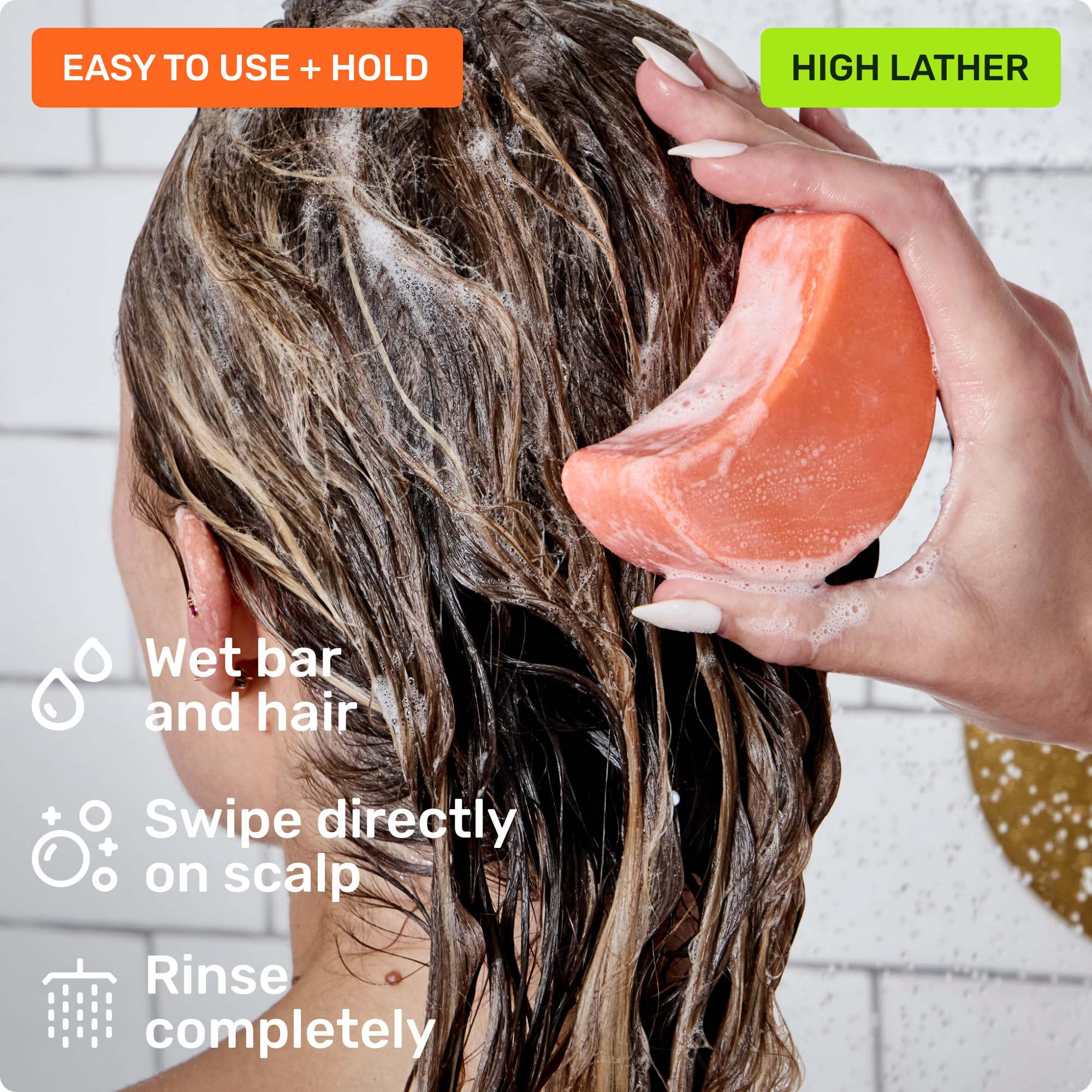 Barre-conditionneur volumisant Ethique, duo simple pour cheveux propres et épais.