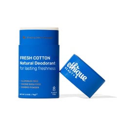 Ethique Déodorant Stick Coton Frais, application douce sous les bras pour une fraîcheur durable.