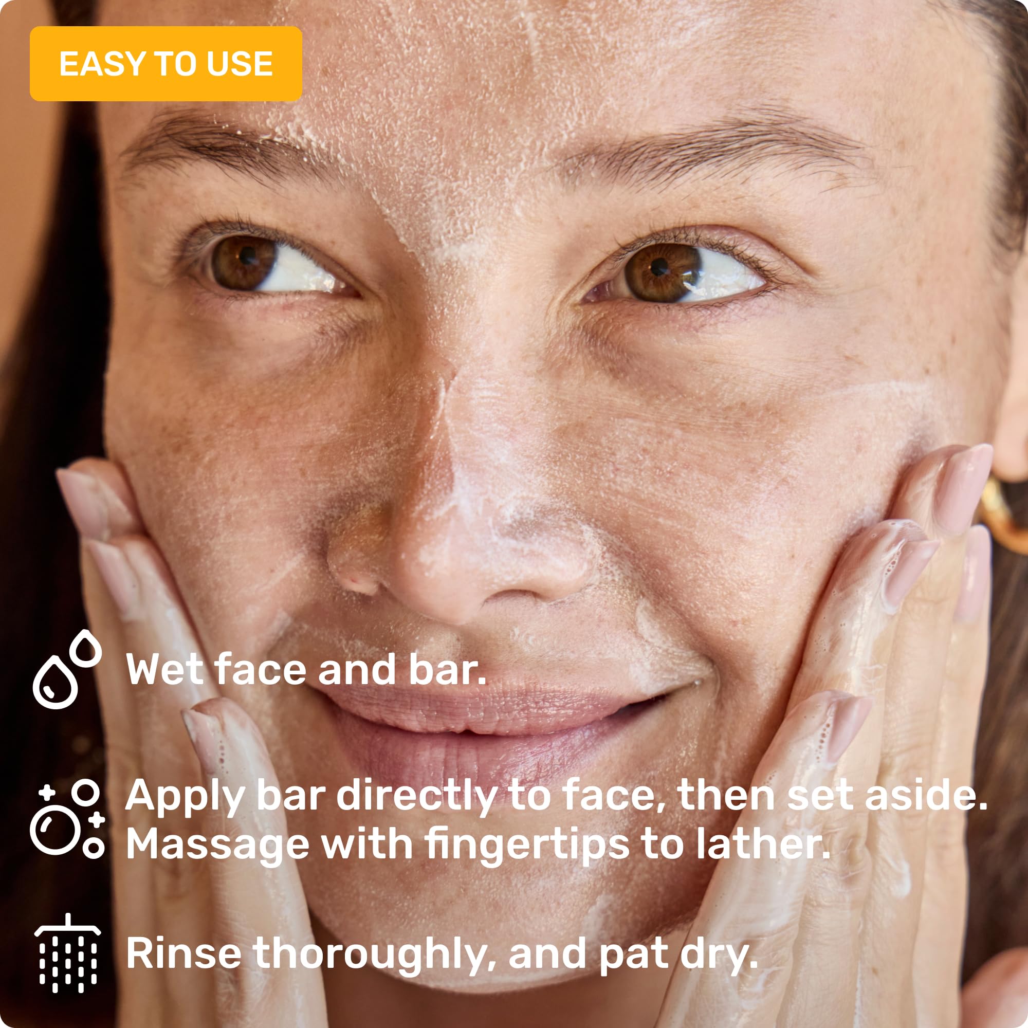 Ethique Purifiant barre visage compacte adaptée au quotidien et en déplacement.