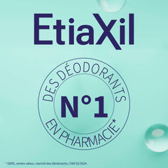 Etiaxil antiperspirant aisselles sensibles, traitement ciblé pour la transpiration.